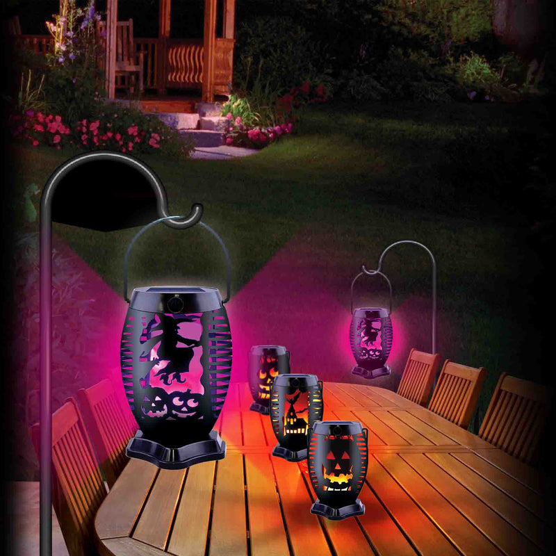 768106 - Halloween Solar Mini Haunted Lantern