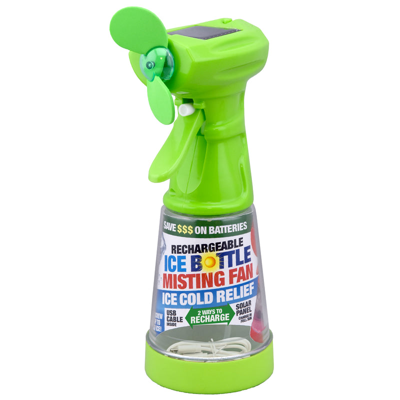 768108 - Rechargeable Ice Bottle Misting Fan