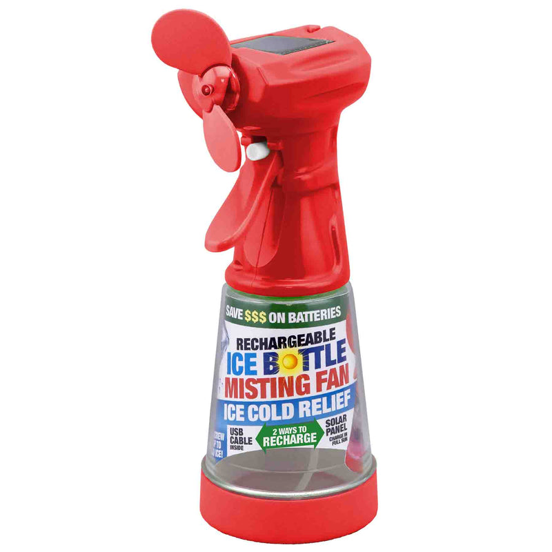 768108 - Rechargeable Ice Bottle Misting Fan