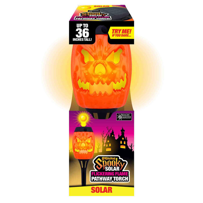 768110 - Halloween Flickering Flame Solar Torches