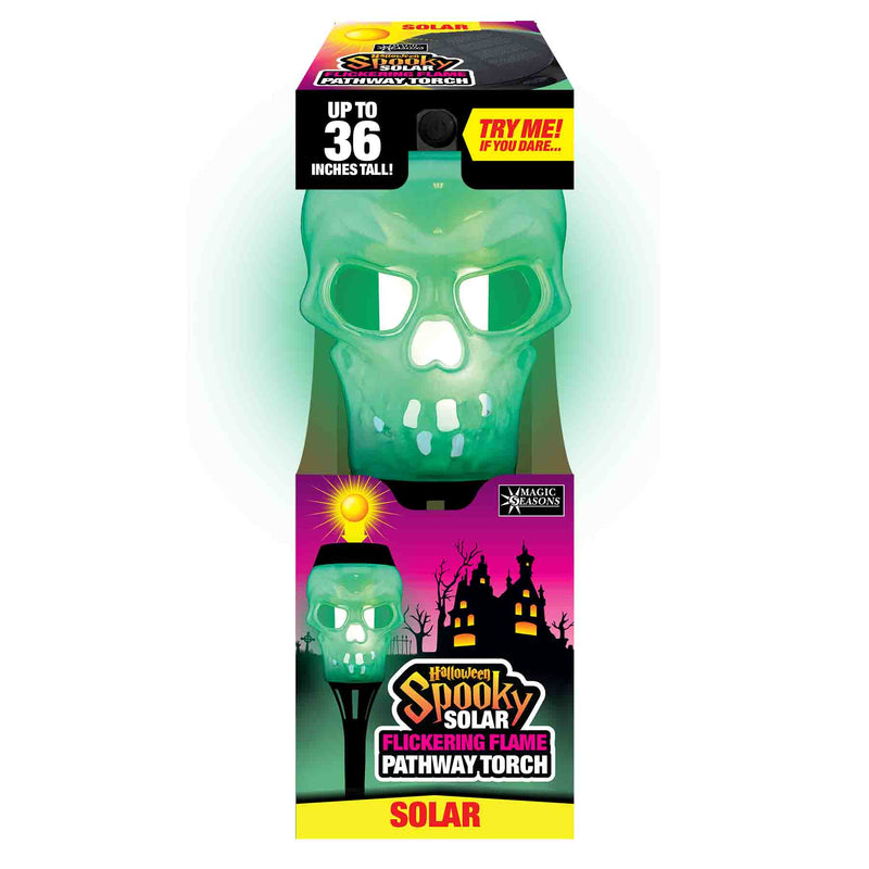 768110 - Halloween Flickering Flame Solar Torches