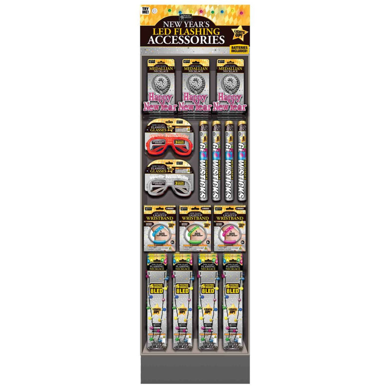 768121 - New Years Mixed Floor Display