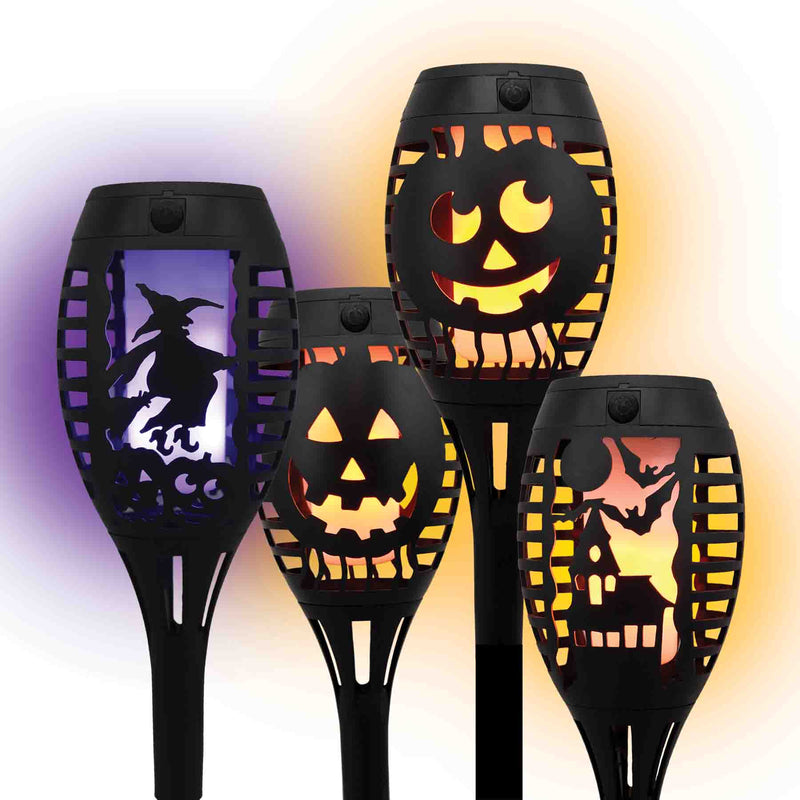 768123 - Halloween Solar Flicker Flame Pathway Light