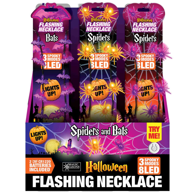 768174 - Halloween Bats/Spider Necklace