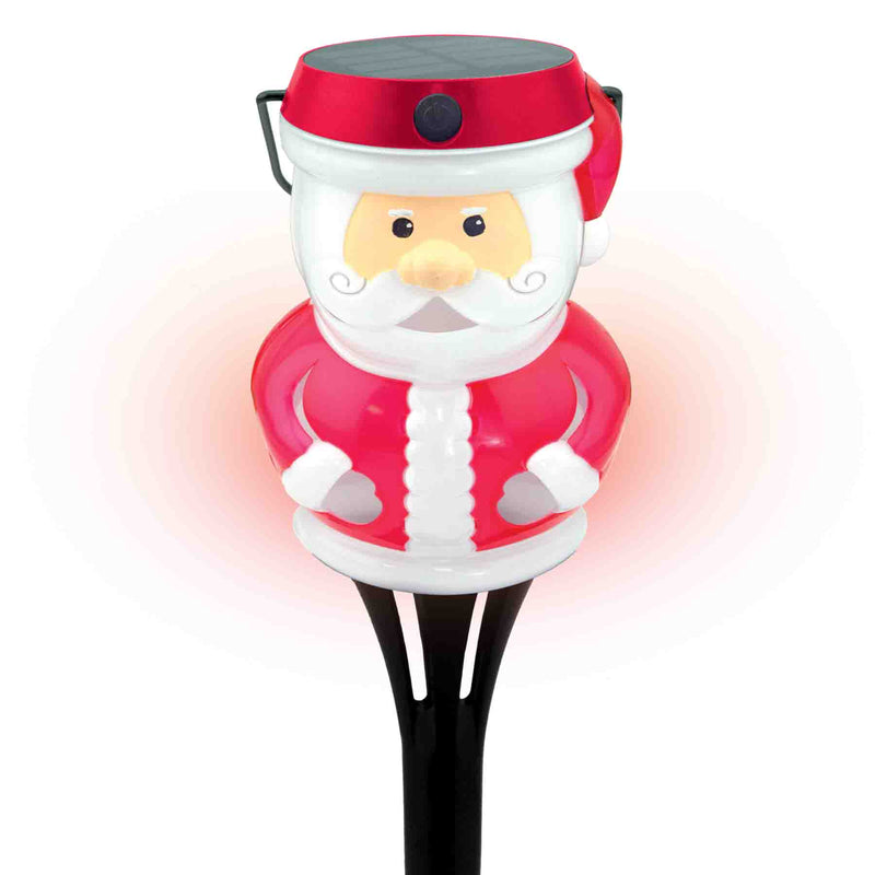 768186 - Solar Shimmering Santa Pathway Torch