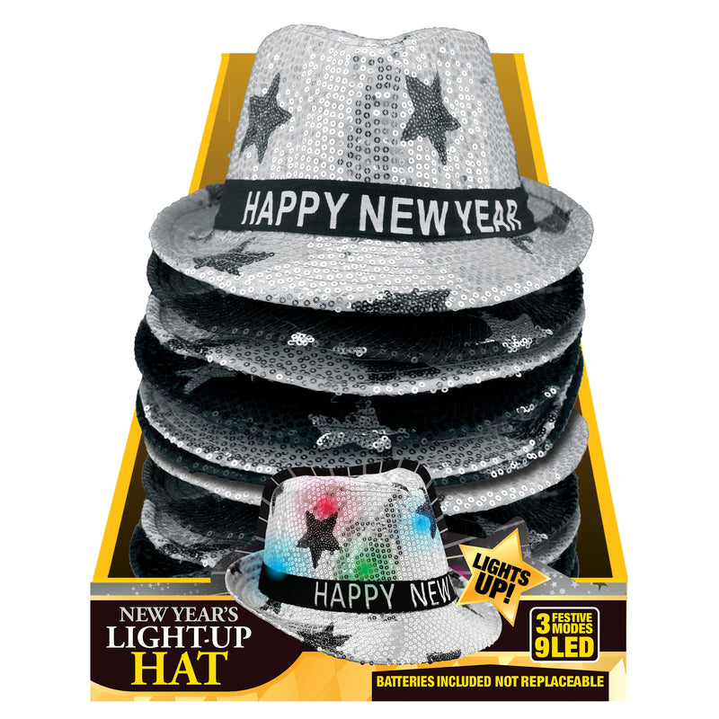 768189 - Light Up New Years Flashing Hats