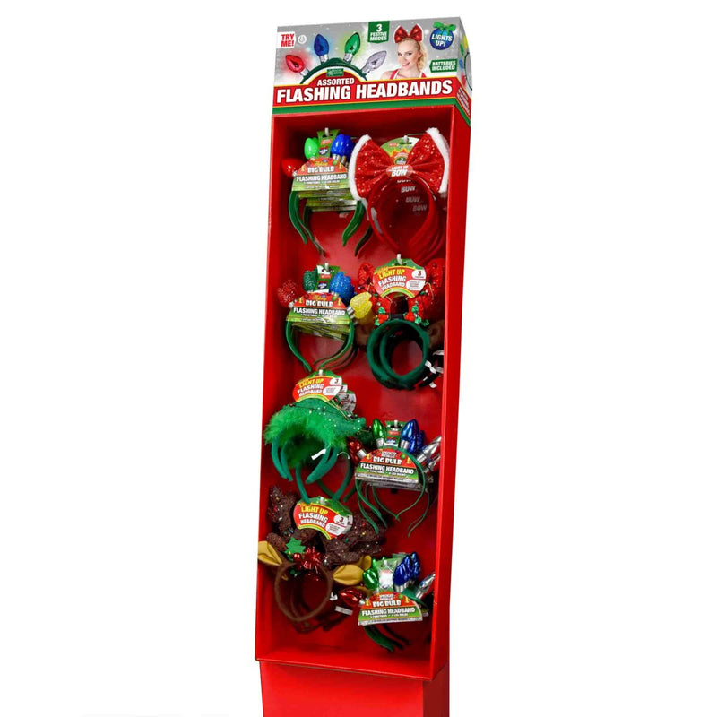 768193 - Christmas Headbands Floor Display
