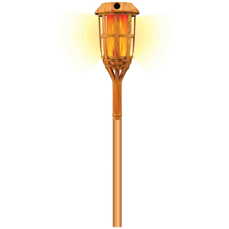 768195 - 15" LED Solar Pathway - Bamboo Style