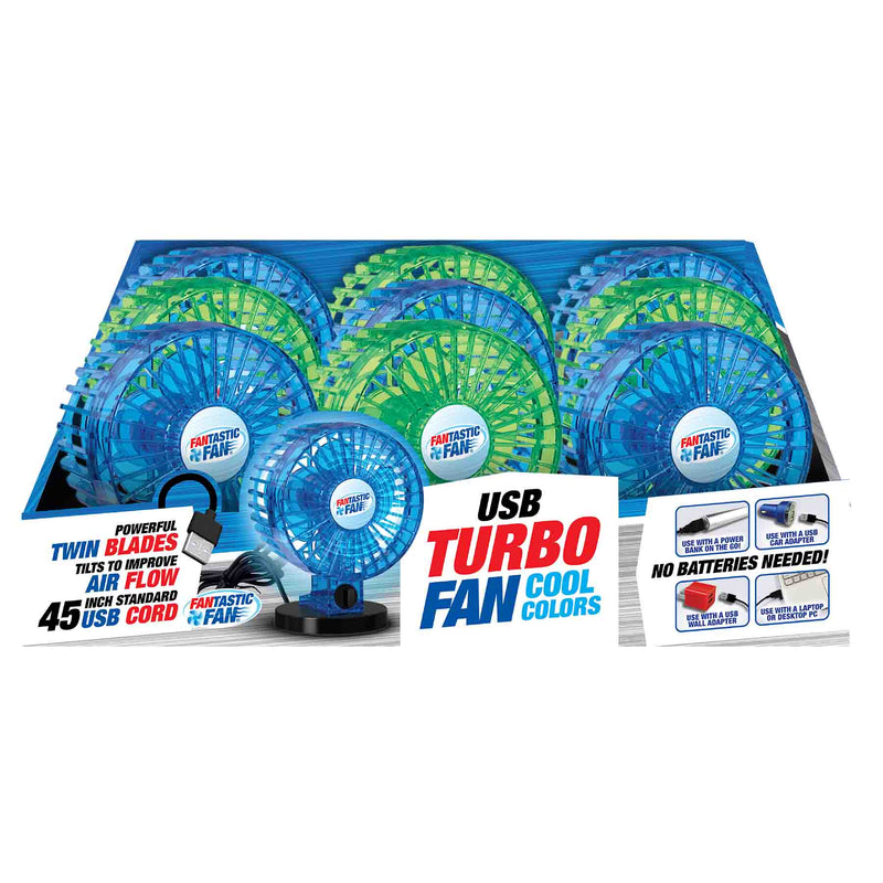 768240 - Translucent Turbo USB Desk Fan
