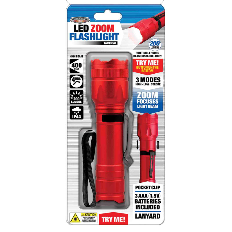 768270 - LED Zoom 200 Lumen Flashlight