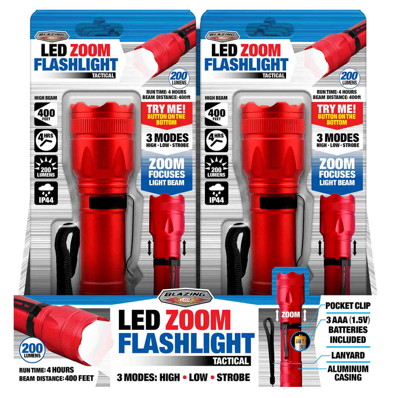 768270 - LED Zoom 200 Lumen Flashlight