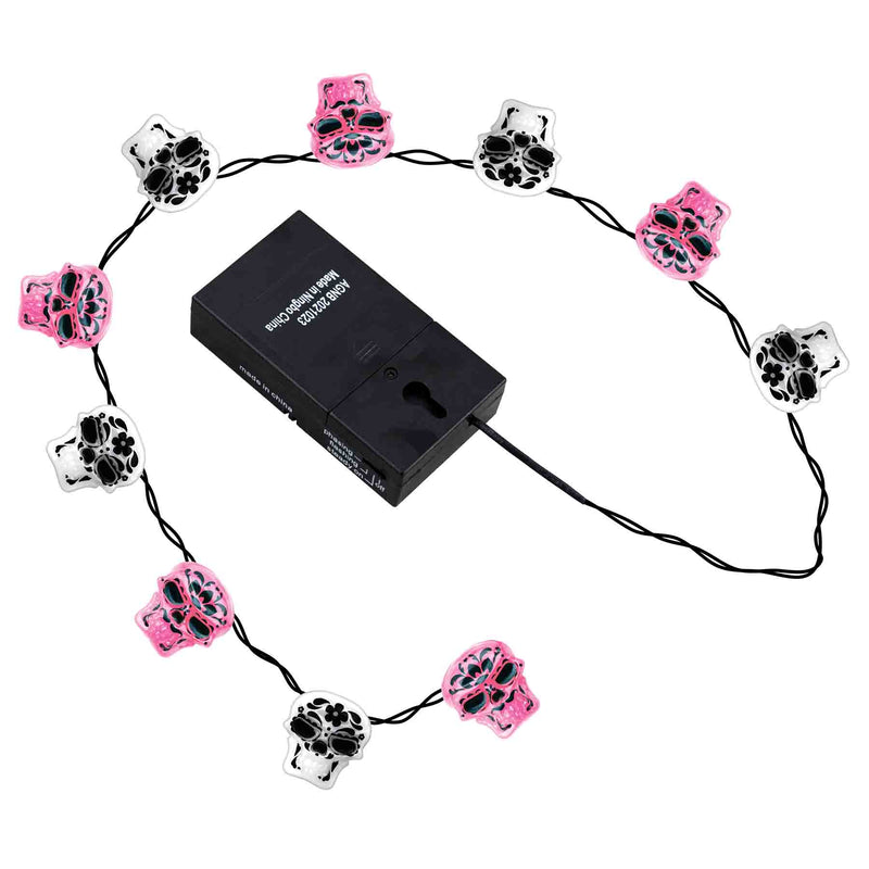768282 - Day of the Dead Skull Light String