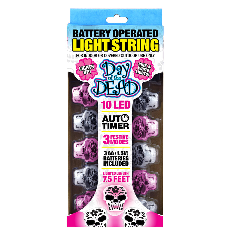 768282 - Day of the Dead Skull Light String