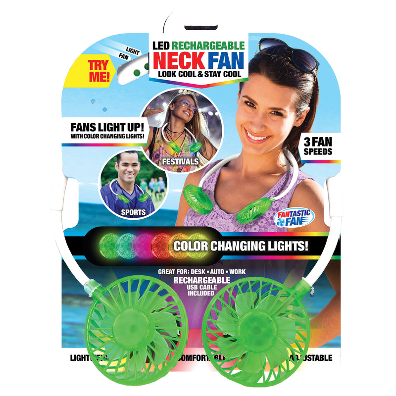 768296 - LED Rechargeable Neck Fan