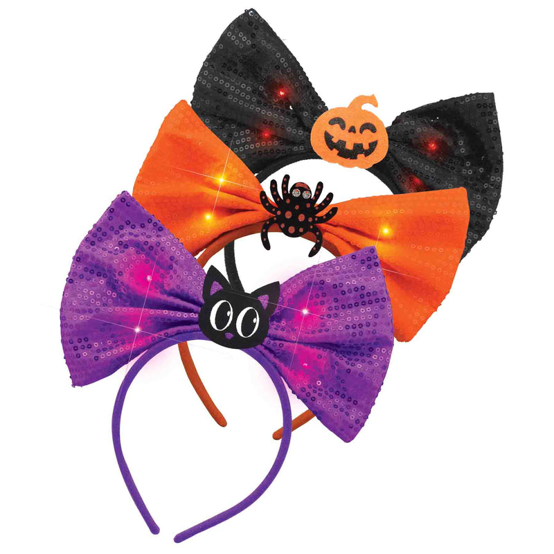 768304 - Halloween LED Bow Headband