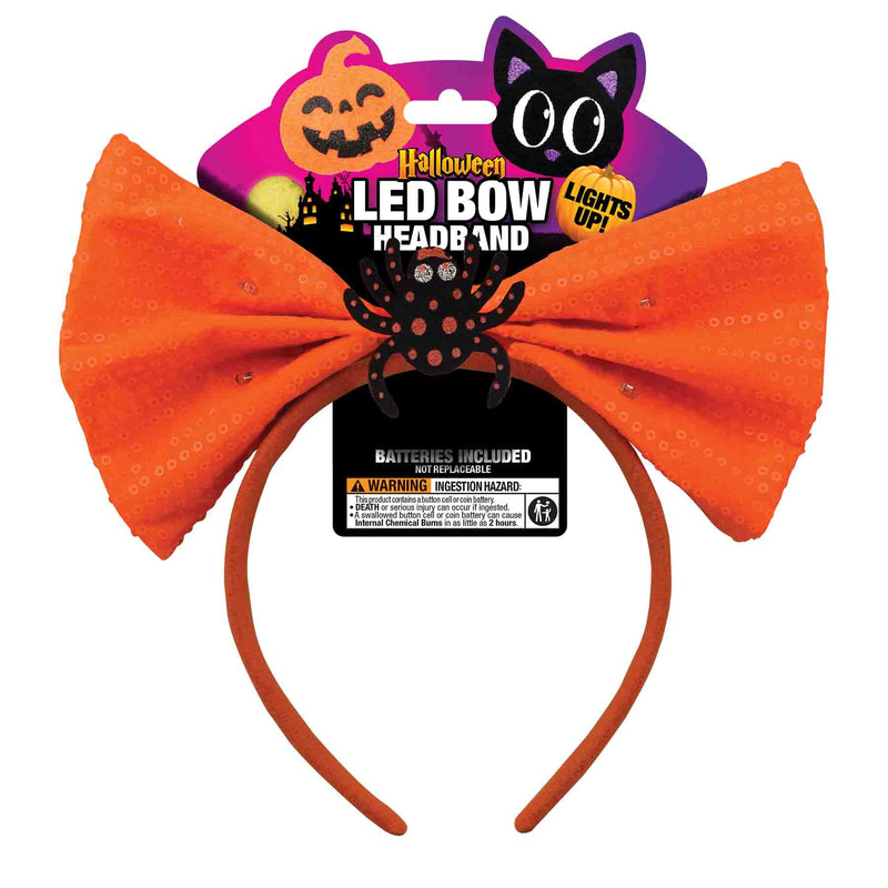 768304 - Halloween LED Bow Headband