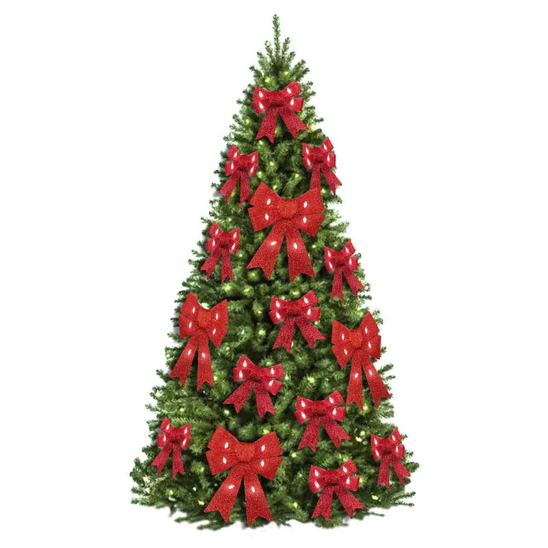 768308 - Christmas LED Bow Assortment