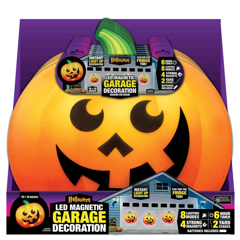 768313 - Halloween Pumpkin Garage Decoration
