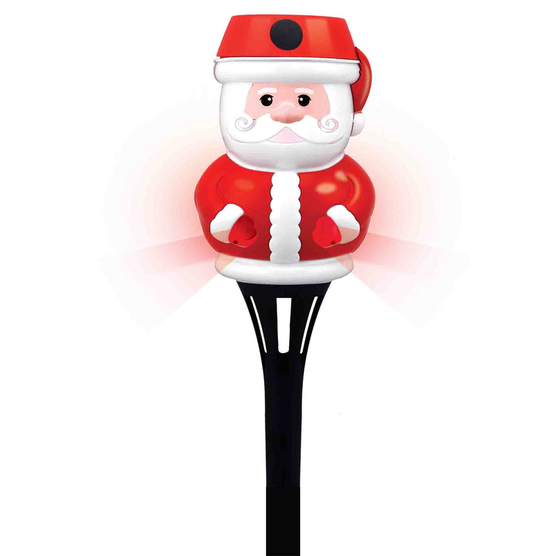 768338 - Holiday 15" Santa/Snowman Solar Torch