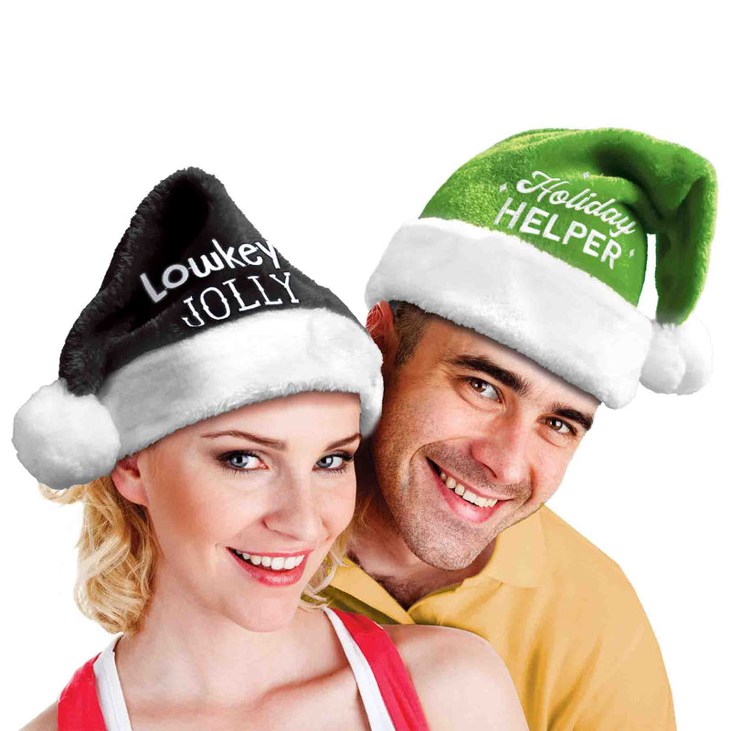 768371 - Velvet Soft Santa Hat