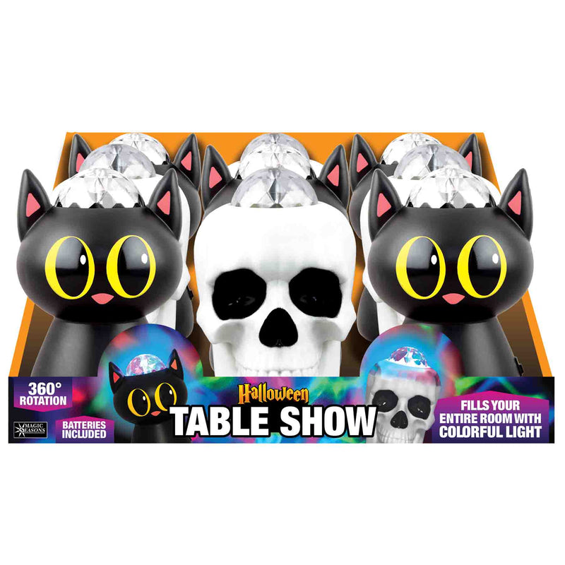 768394 - Halloween Table Show - Cat & Skull