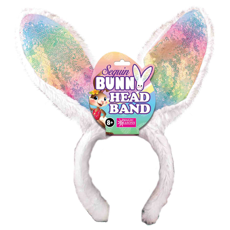 768405 - Easter Sequins Bunny Ears Headband