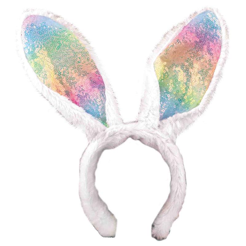 768405 - Easter Sequins Bunny Ears Headband
