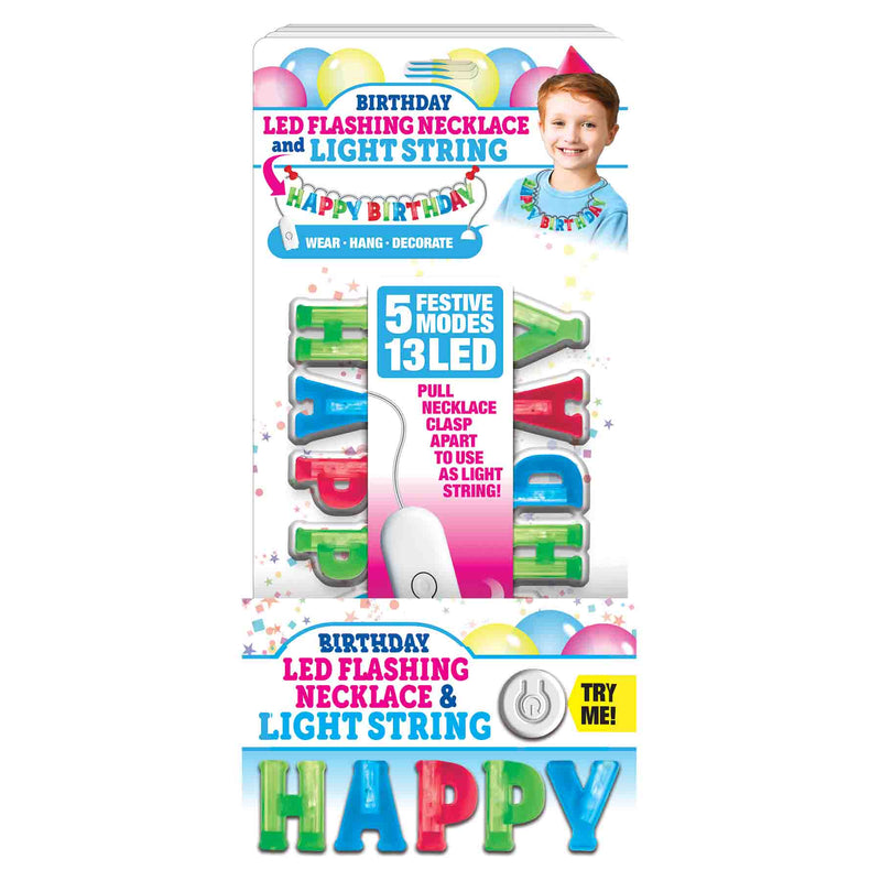 768406 - Happy Birthday Necklace - Multi