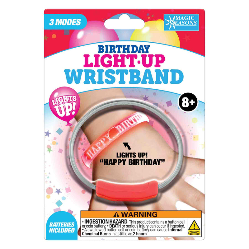 768412 - Happy Birthday Wristband - Red
