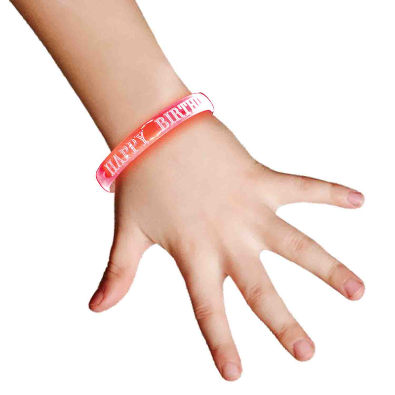 768412 - Happy Birthday Wristband - Red
