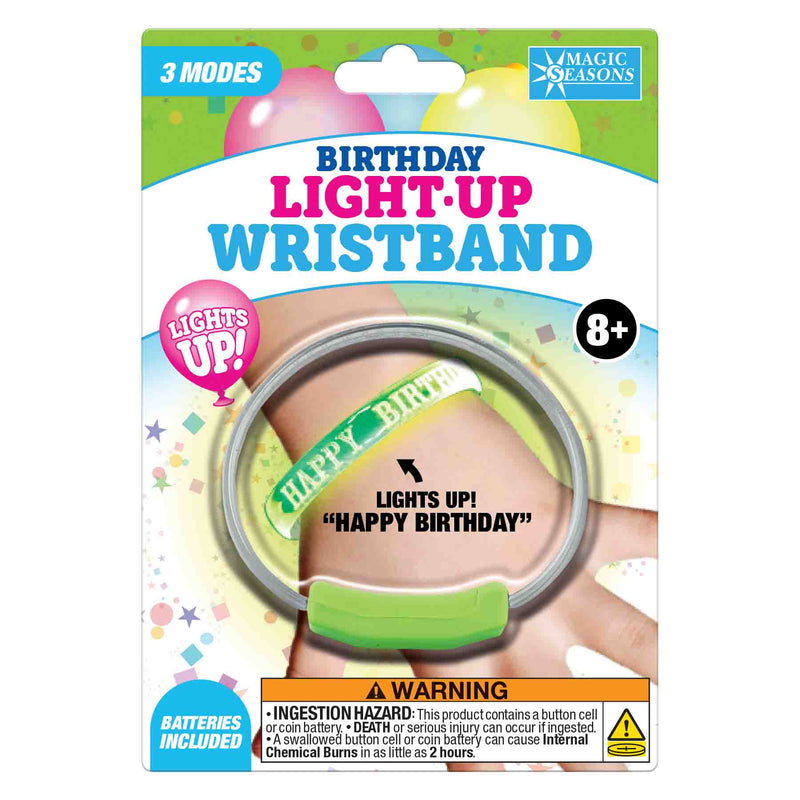 768416 - Happy Birthday Wristband - Green