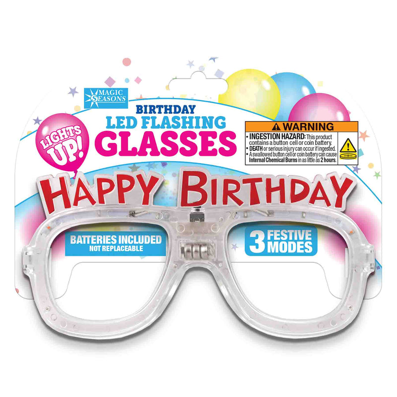 768417 - Happy Birthday LED Glasses