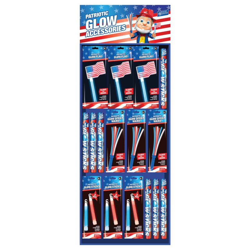 768434 - Patriotic Glow Assortment - Floor Display