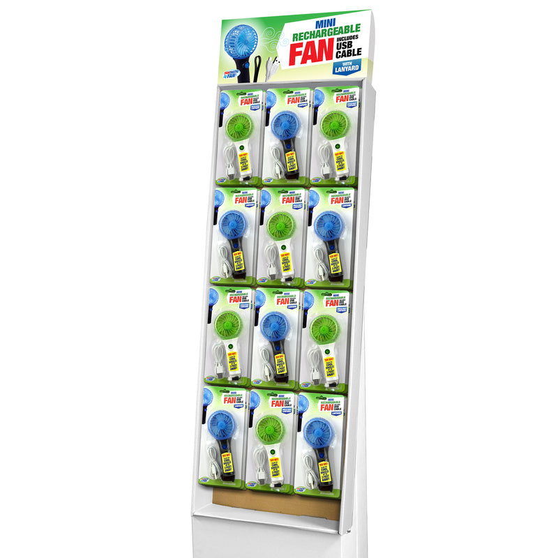768448 - Mini Rechargeable Fan - Floor Display