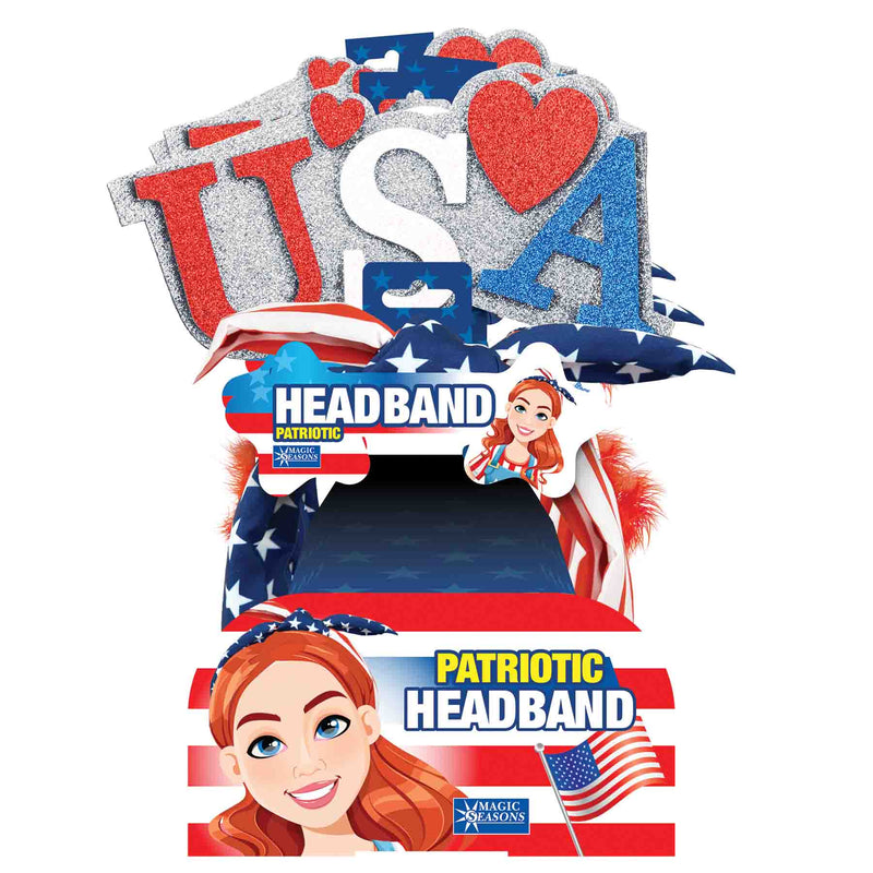 768449 - Patriotic Bopper & Tie Knot Headband