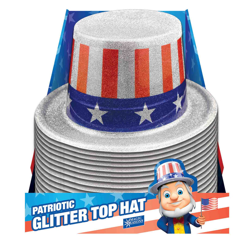 768453 - Patriotic Glitter Top Hat