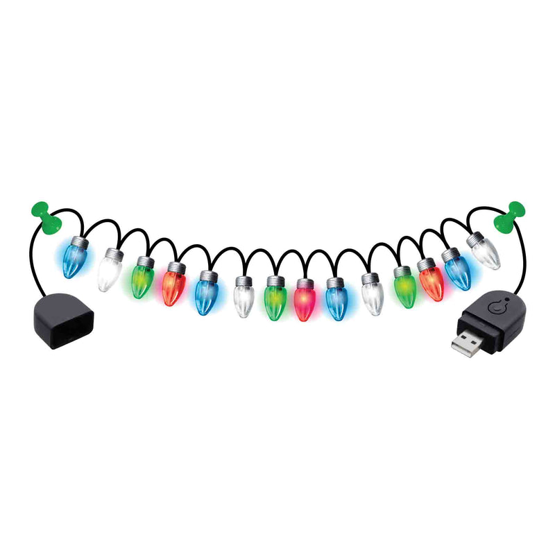 768459 - 14 LED Rechargeable Crystal Necklace