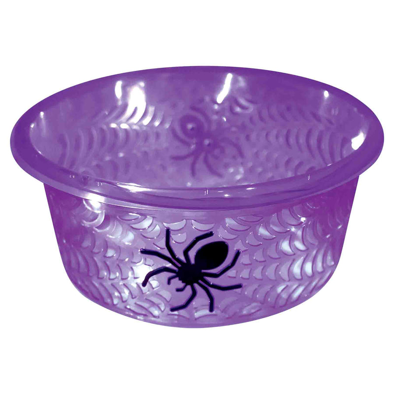 768461 - Translucent Spiderweb LED Candy Bowl