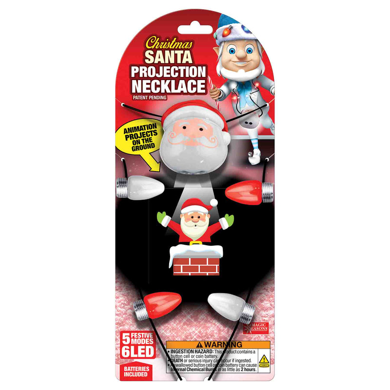 768463 - Santa/ Snowman Projection Animation Necklace