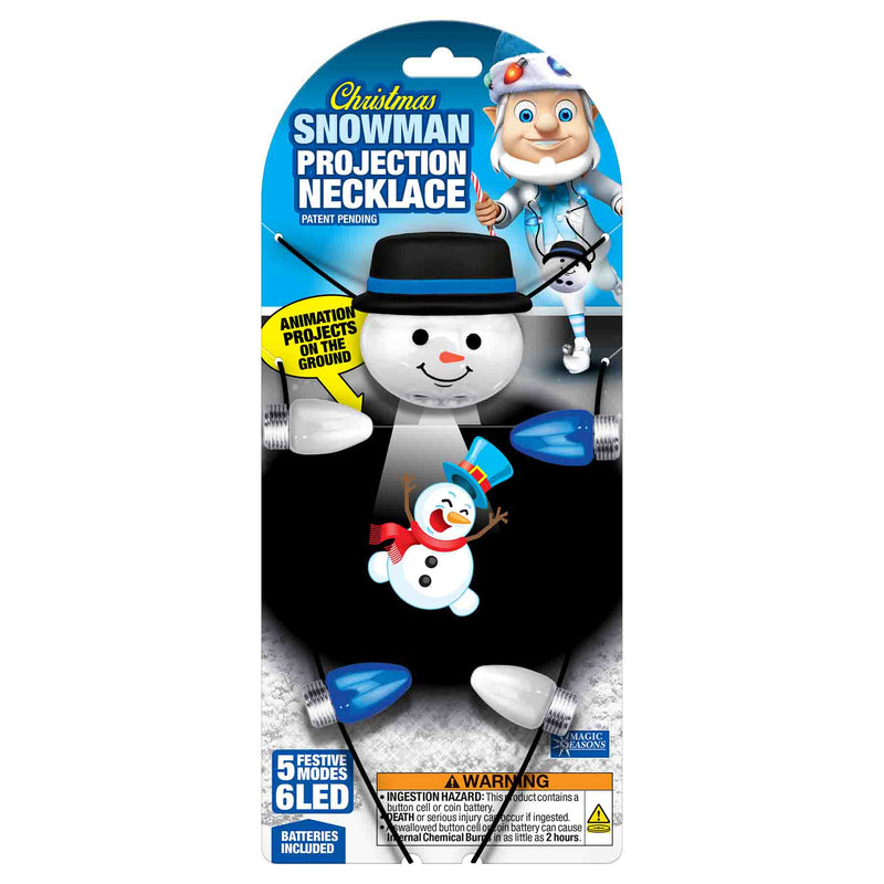 768463 - Santa/ Snowman Projection Animation Necklace