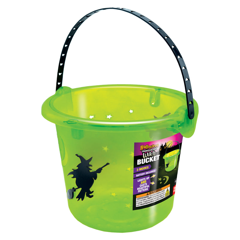 768471 - Halloween Translucent Witch LED Bucket