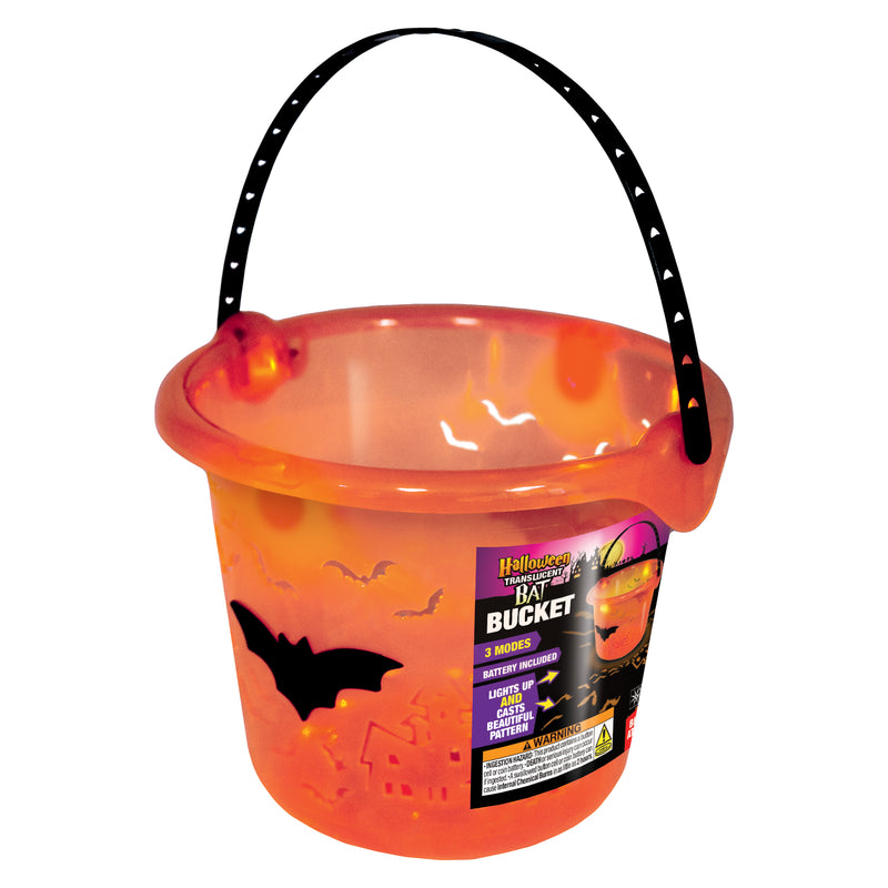 768472 - Halloween Translucent Bat LED Bucket
