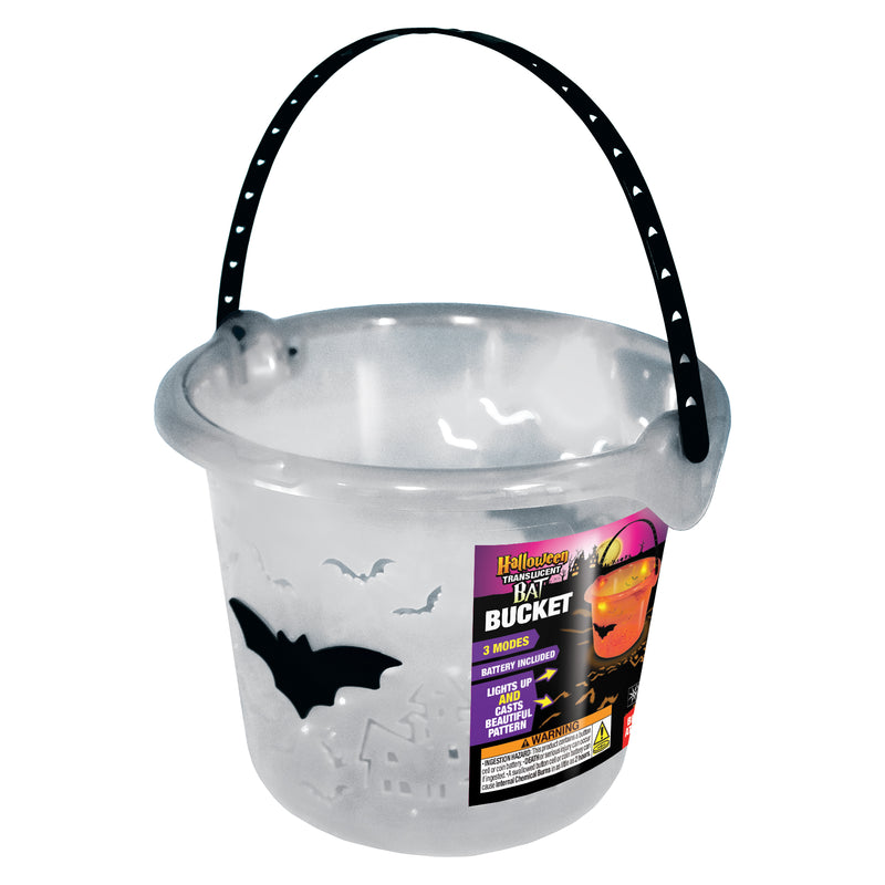768472 - Halloween Translucent Bat LED Bucket