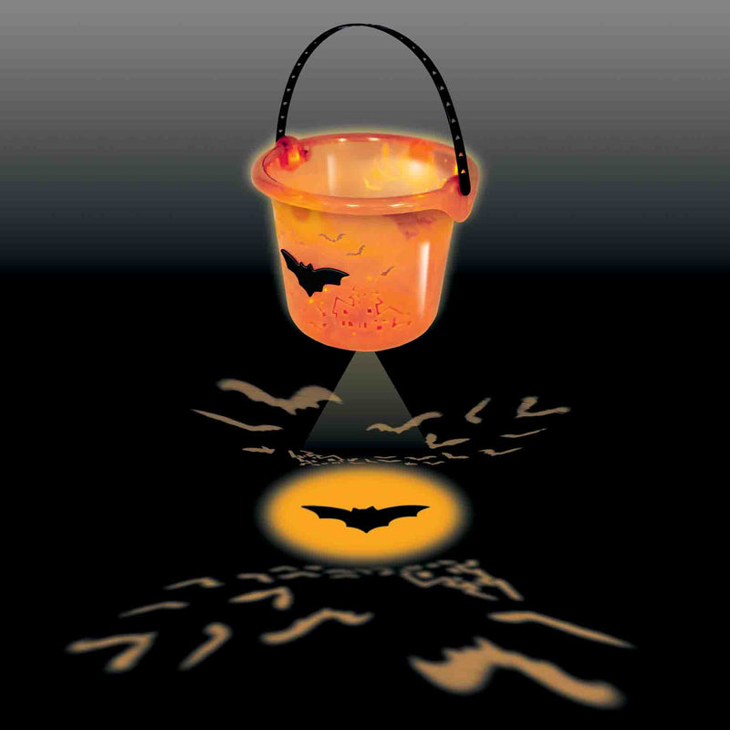 768716 - Halloween Translucent LED Projection Bucket Floor display