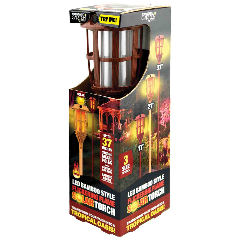 768489 - Solar Flicker Flame Bamboo Torch 37”