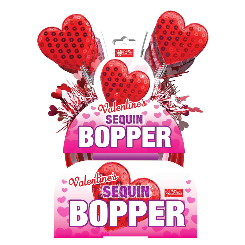 768536 - Valentine's Sequins Bopper Headband
