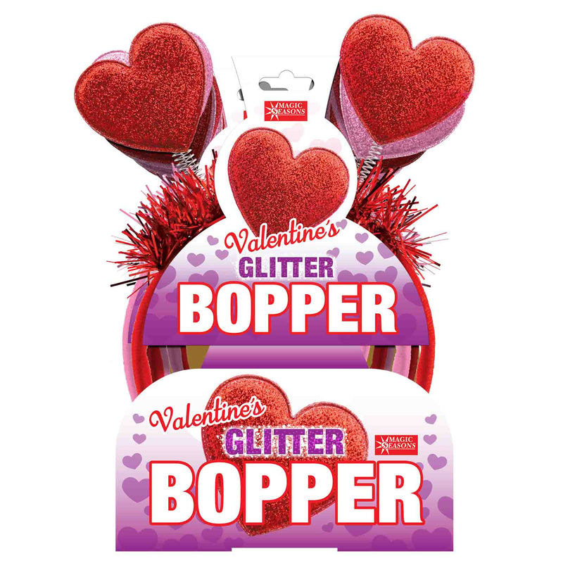 768537 - Valentine's Glitter Bopper Headband