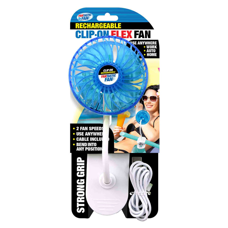 768542 - Rechargeable Clip On Flex Fan