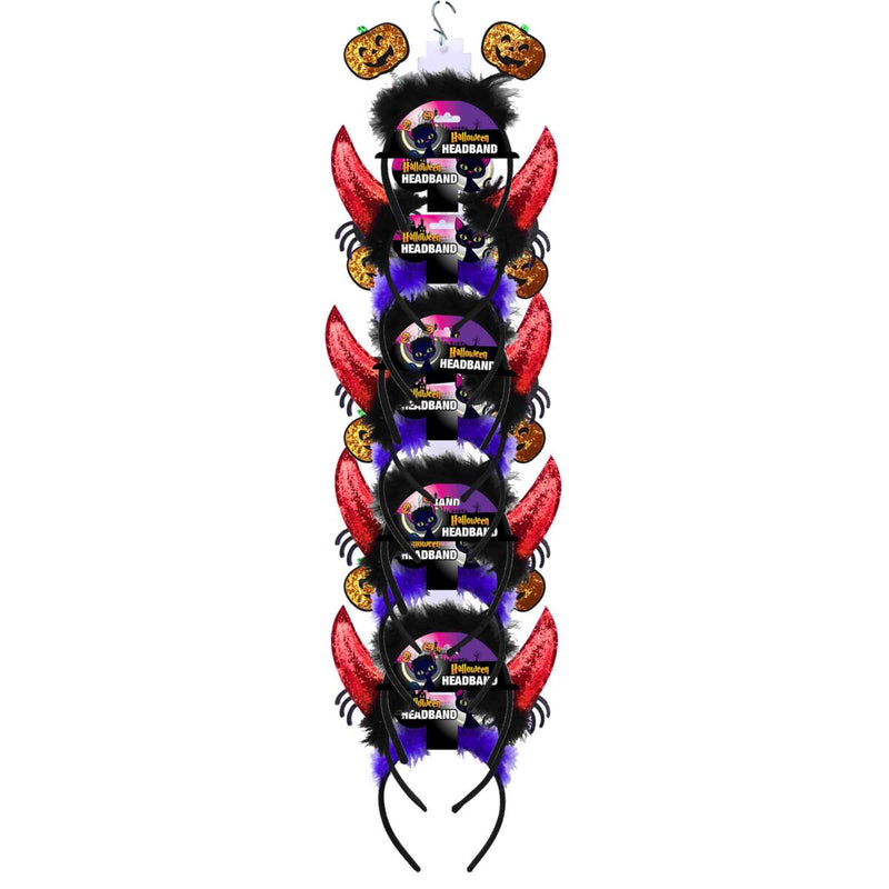 768544 - Halloween Headbands Display Strip Assortment (Unlit)