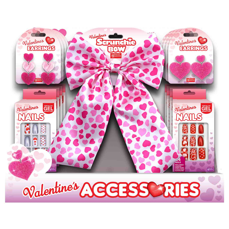 768567 - Valentines Wearables Counter Display with Scrunchie Bow